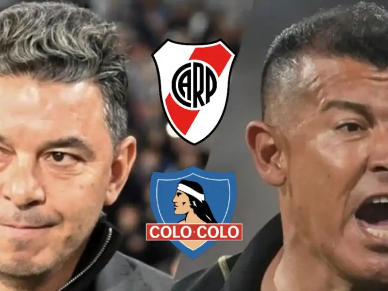 Marcelo Gallardo Jorge Almirón River Plate Colo-Colo