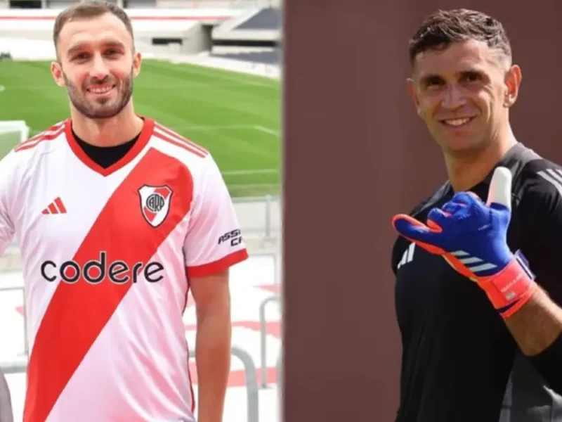 Germán Pezzella Dibu Martínez River Plate