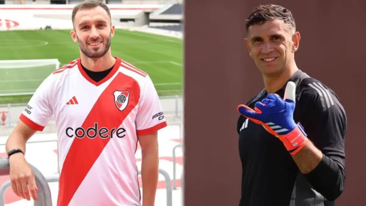 Germán Pezzella Dibu Martínez River Plate