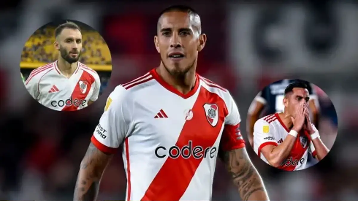 Jonatan Maidana Germán Pezzella Ramiro Funes Mori River Plate