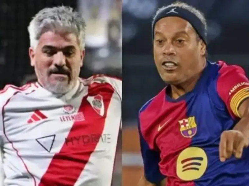 River Plate Ariel Ortega Ronaldinho FC Barcelona