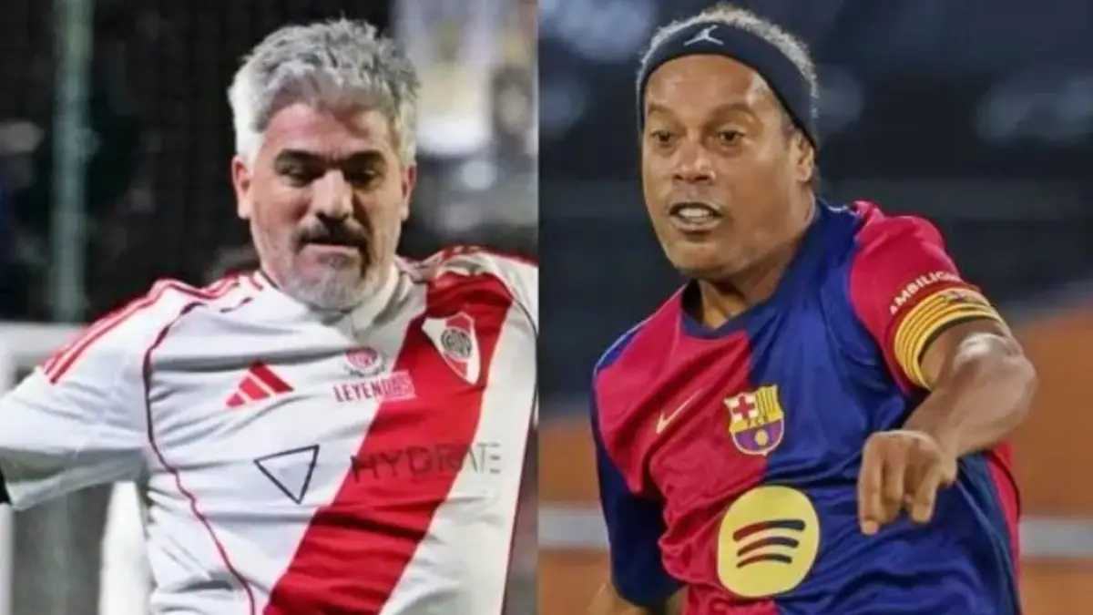 River Plate Ariel Ortega Ronaldinho FC Barcelona