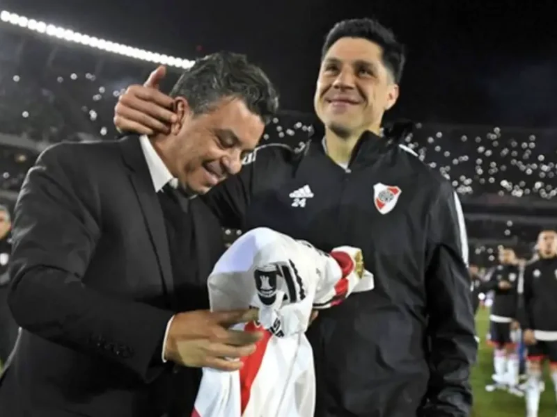 Enzo Pérez Marcelo Gallardo River Plate