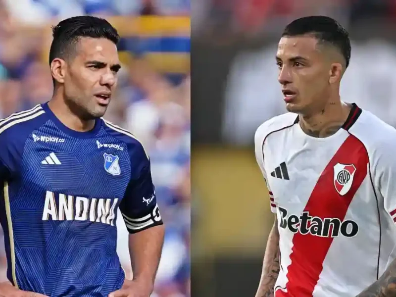 Radamel Falcao Kevin Castaño River Plate