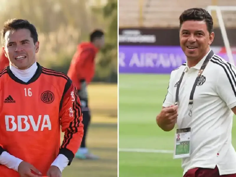 Javier Saviola Marcelo Gallardo River Plate