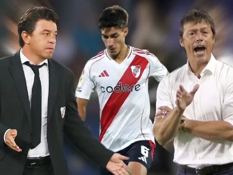 Federico Gattoni Matías Almeyda Marcelo Gallardo River Plate
