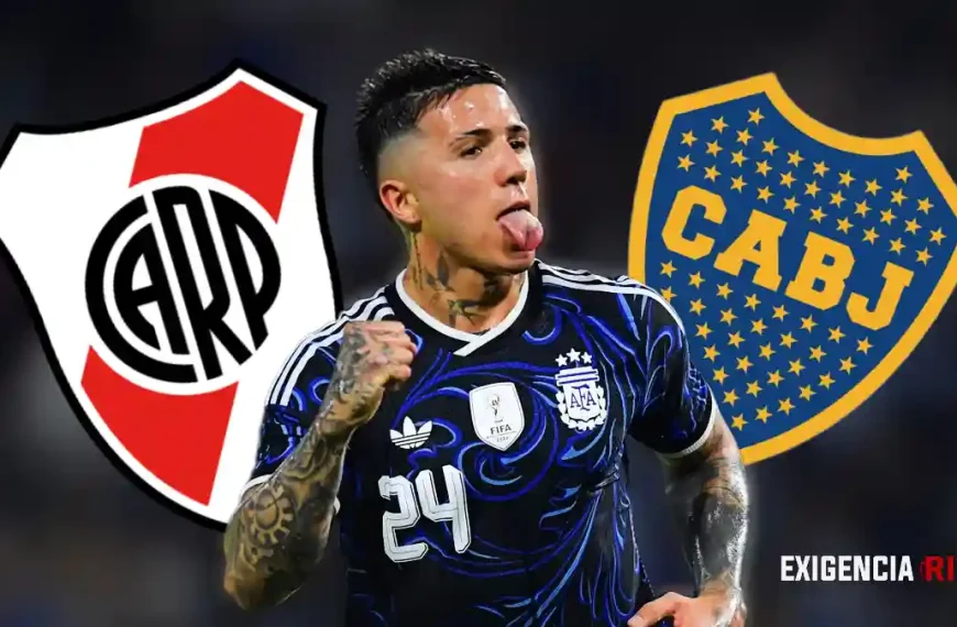 Enzo Fernández River Plate Boca Juniors Selección de Argentina