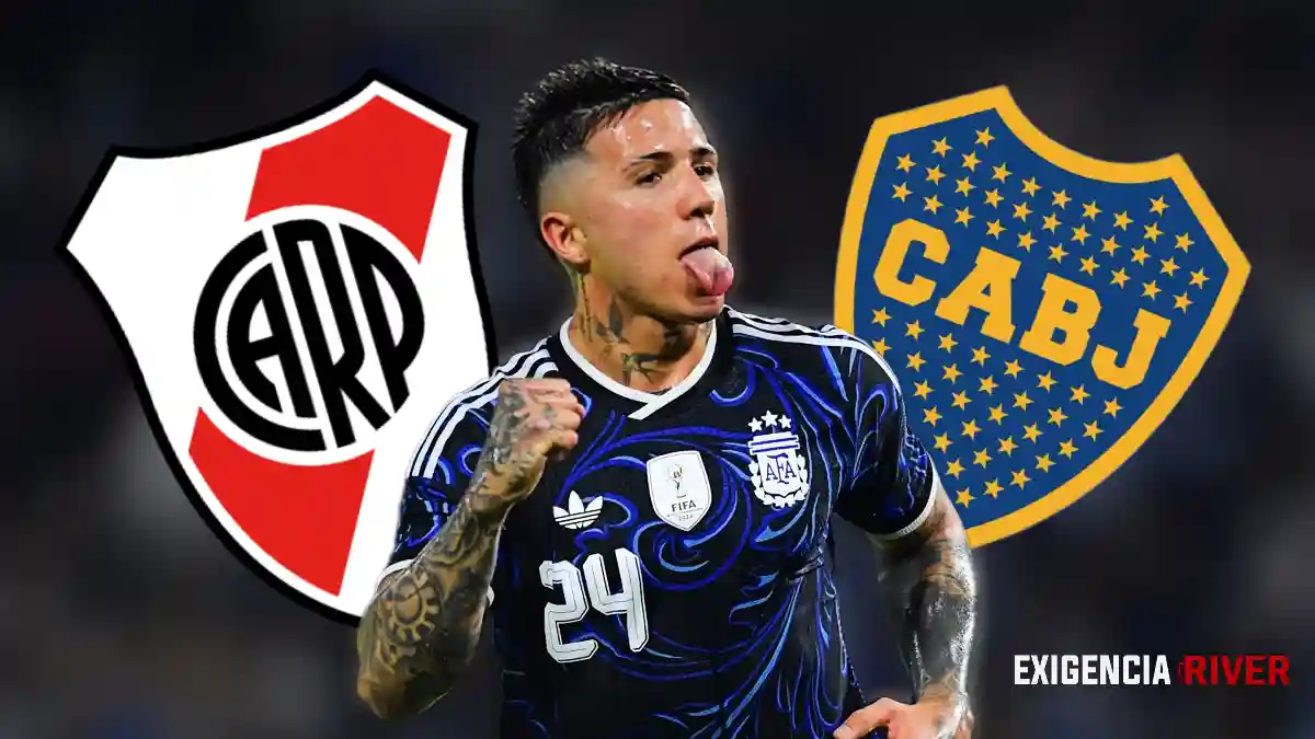Enzo Fernández River Plate Boca Juniors Selección de Argentina